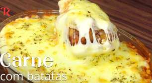 Batata com carne moída feita de um jeito simples que não sobra nada no prato, para arrasar