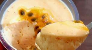 Sobremesa para vender que é feita com a própria fruta e fica com uma cremosidade incrível