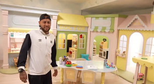 Neymar impressiona ao mostrar brinquedoteca das filhas em mansão: 'É tipo a Disney'