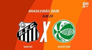 Santos x Juventude (Sub-20): onde assistir, escalações e arbitragem