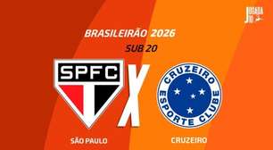 São Paulo x Cruzeiro (Sub-20): onde assistir, escalações e arbitragem
