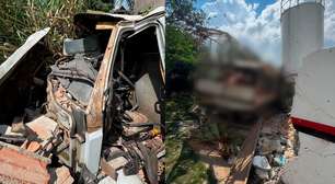 Venezuelana grávida morre em capotamento de caminhão carregado com porcos em MG