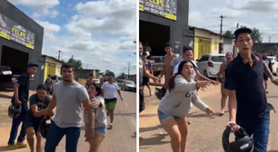 Repórter é agredido com capacete de moto enquanto cobria acidente de trânsito; veja vídeo