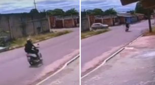 Veja momento do acidente que repórter cobria quando foi agredido em Rondônia