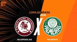 Jacuipense x Palmeiras, AO VIVO, com a Voz do Esporte, às 20h