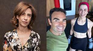 Aos 60 anos, Fernanda Torres exibe abdômen definido durante treino em casa