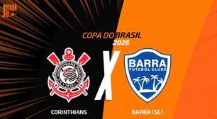 Corinthians x Barra-SC: onde assistir, escalações e arbitragem