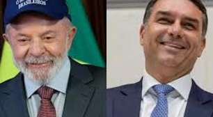 Lula lidera intenções de voto contra Flávio Bolsonaro, diz pesquisa