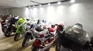 Neymar abre mansão luxuosa em Santos e exibe coleção de motos enfileiradas; veja