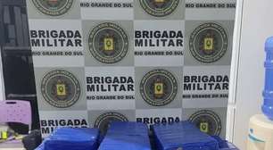 Brigada Militar apreende mais de 18 quilos de maconha em Iraí