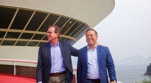 Em Niterói, Rodrigo Neves defende candidatura de Eduardo Paes ao Palácio Guanabara