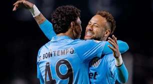 Com Neymar discreto, Santos vence Coritiba e vai às oitavas da Copa do Brasil
