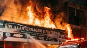 Incêndio destrói loja em Luziânia e comunidade se mobiliza para ajudar