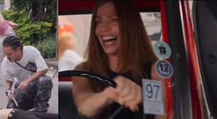 Nem Tarantino pensaria nisso! Arminda foge com dinheiro roubado, atropela Lucélia e leva web ao delírio com cena HILÁRIA de 'Três Graças'