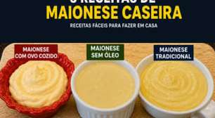 3 receitas de maionese caseira fáceis: confira