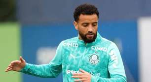 Felipe Anderson, do Palmeiras, projeta duelo com o Cruzeiro: "Cada ponto é importante"