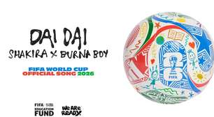 Shakira e Burna Boy lançam a música oficial da Copa do Mundo: 'Dai Dai'