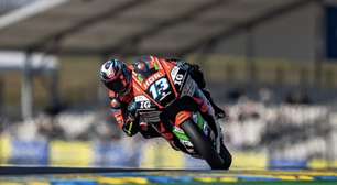 Moto2: Celestino Vietti lidera TL1 no GP da Catalunha