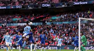 Em jogo truncado, Manchester City vence o Chelsea e conquista a Copa da Inglaterra
