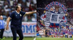 Torcida organizada do Bahia pede saída de Rogério Ceni: "Não aceitamos mais"