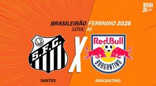 Santos x Red Bull Bragantino (Feminino): onde assistir, escalações e arbitragem