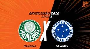 Palmeiras x Cruzeiro, AO VIVO, com a Voz do Esporte, às 19h30