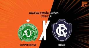 Chapecoense x Remo, AO VIVO, com a Voz do Esporte, às 17h