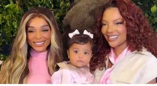 Ludmilla e Brunna Gonçalves combinam looks para festa de 1 ano da filha, Zuri. Veja imagens da comemoração luxuosa!