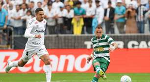 Santos tropeça diante do Coritiba em jogo na capital paulista