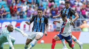 Em jogo tenso, Bahia e Grêmio ficam no empate pelo Brasileirão