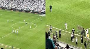 Torcida do Santos vaia e protesta após show do Coritiba no 1º tempo; Neymar sai de campo irritado