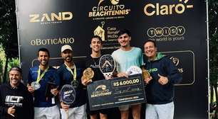 Jovem dupla desbanca multicampeões e leva o título na 5ª etapa do Circuito Beach Tennis em Campinas (SP)