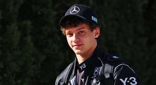 F1: Mercedes impede Antonelli de seguir passos de Verstappen em Nürburgring