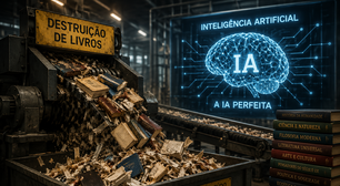 Nem dados da internet, nem arquivos virtuais: gigantes da tecnologia assumiram a tática assustadora de destruir milhões de livros físicos para criar a IA perfeita