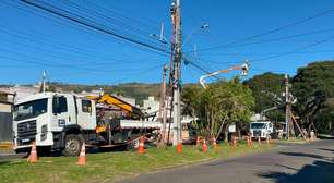CEEE Equatorial realiza troca de mais de 50 postes e 20 quilômetros de cabeamento no Morro Santana