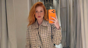 Marina Ruy Barbosa prova elegância do xadrez para outono em look de R$ 3,8 mil