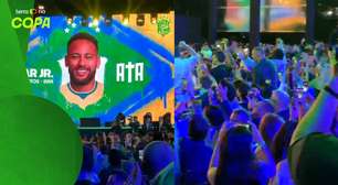 Neymar convocado: veja festa no auditório após anúncio de Ancelotti