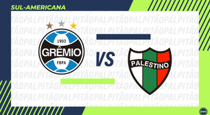 Grêmio x Palestino: prováveis escalações, arbitragem, onde assistir e retrospecto