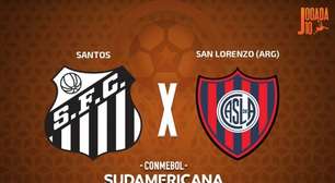 Santos x San Lorenzo, AO VIVO, com a Voz do Esporte, às 17h30