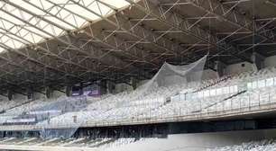 Mineirão reforça segurança e instala rede no setor da torcida visitante