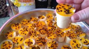 Mousse de maracujá no copinho