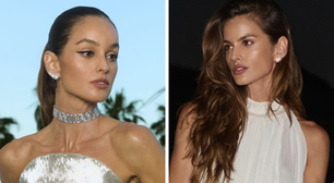 Top Izabel Goulart surge com aparência diferente em Cannes e web reage: "Este rosto não é dela"