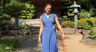 Sophie Charlotte inclui listras e quadriculado em mala de viagem para o Japão