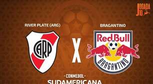 River Plate x Bragantino, AO VIVO, com a Voz do Esporte, às 20h