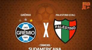 Grêmio x Palestino, AO VIVO, com a Voz do Esporte, às 19h30