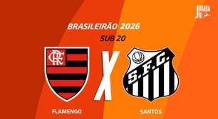 Flamengo x Santos (Sub-20): onde assistir, escalações e arbitragem