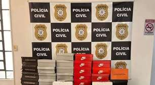 Polícia Civil fecha depósito de calçados piratas em Itaqui