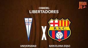 Universidad Católica x Barcelona de Guayaquil: onde assistir, prováveis times e arbitragem