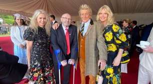 Aos 75 anos, Phil Collins faz rara aparição pública e é fotografado com Rod Stewart