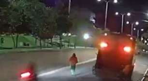 Gari é atropelado por moto em Arcoverde (PE) e sofre fratura exposta; veja vídeo